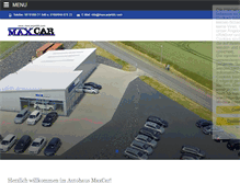 Tablet Screenshot of maxcargmbh.com